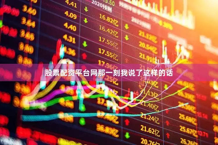 股票配资平台网那一刻我说了这样的话