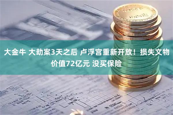 大金牛 大劫案3天之后 卢浮宫重新开放！损失文物价值72亿元 没买保险